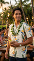 Paradise Found Men's Bird of Paradise Panel Hawaiian Shirt, view 2 of 6