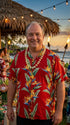 Paradise Found Men's Bird of Paradise Panel Hawaiian Shirt, view 6 of 6