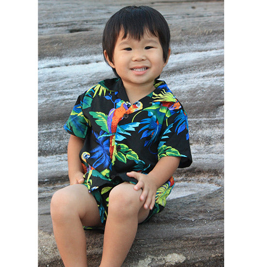 Boys Hawaiian aloha cabana sets