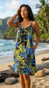 RJC Womens Breezy Floral Pocket Short Sundress
