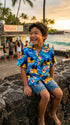 Pacific Legend Brilliant Hawaiian Sunset Boy's Hawaiian Shirt, view 3 of 9