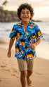Pacific Legend Brilliant Hawaiian Sunset Boy's Hawaiian Shirt, view 5 of 9