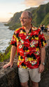 Pacific Legend Mens Brilliant Hawaiian Island Sunset Shirt