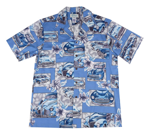 Vintage Woodie Men's Hawaiian Shirt