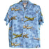 Aerial Island Dog Fight Mens Hawaiian Shirt