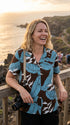 Ginger Heliconia Women's Hawaiian Camp Shirt – 100% Rayon, Made in Hawaii | RJC