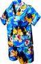 Brilliant Hawaiian Sunset Boy's 2pc Hawaiian Cabana Set