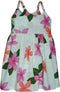 Spring Blossom Girl's Hawaiian Flared Dress