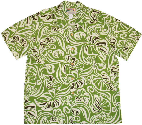 Paradise Found Men's Kailua Monstera Hawaiian Shirt