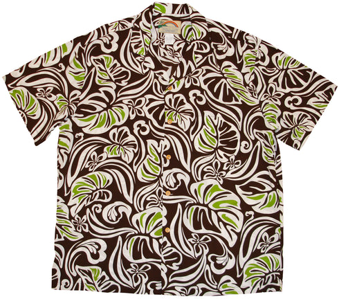Paradise Found Men's Kailua Monstera Hawaiian Shirt