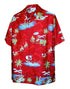 Santa's Hawaiian Christmas Vacation Men's Hawaiian Shirt