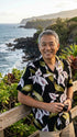 Paradise Found Men's Tom Selleck Magnum PI Calla Lily Hawaiian Shirt