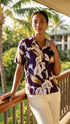Calla Lily Women's Hawaiian Camp Shirt