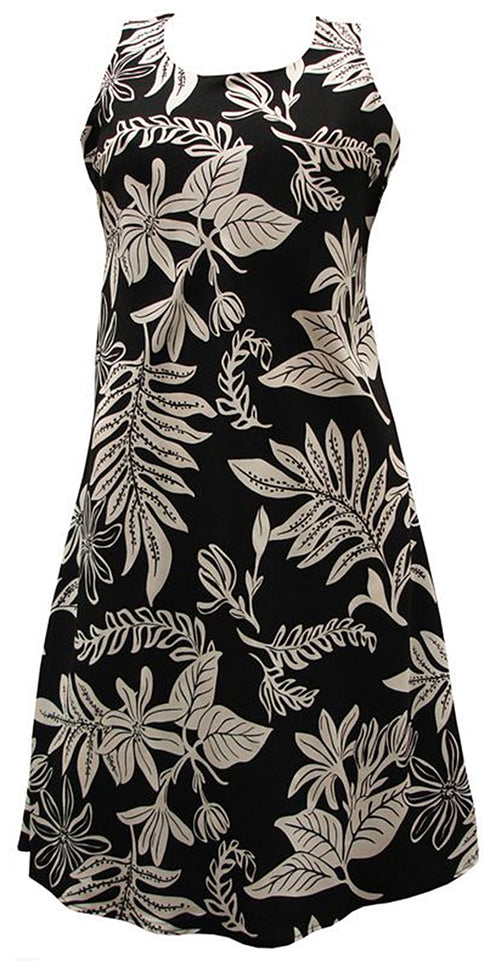 Tiare Women's Short Tank Flared Hawaiian Dress