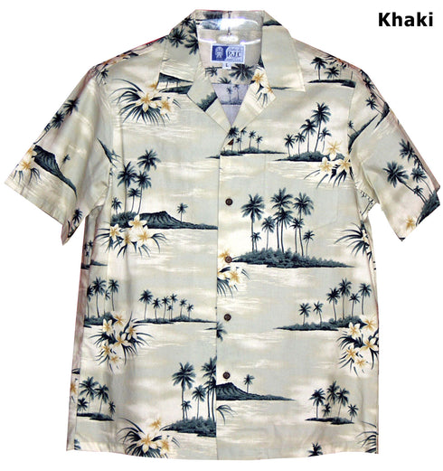 Plumeria Island Men's Hawaiian Shirt