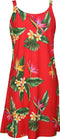 Bird of Paradise Display Women's Bias Cut Slimming Hawaiian Dress
