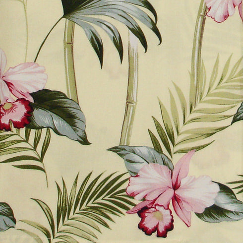 Paradise Found Men's Orchid Bamboo Hawaiian Shirt