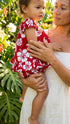 RJC Baby Girls Classic Hibiscus Puff Sleeve 2pc Set