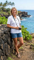 RJC Original Classic Hibiscus Women's Hawaiian Camp Shirt, view 4 of 9