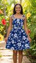 Women’s Smocked Tube Dress – Original Classic Hibiscus Print