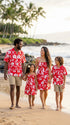 Women’s Smocked Tube Dress – Original Classic Hibiscus Print