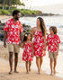 Women’s Smocked Tube Dress – Original Classic Hibiscus Print