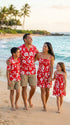 Women’s Smocked Tube Dress – Original Classic Hibiscus Print