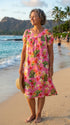RJC Women's Colorful Plumeria Muumuu Dress