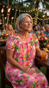 RJC Women's Colorful Plumeria Muumuu Dress