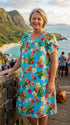 RJC Women's Rainbow Plumeria Muumuu Dress