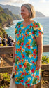 RJC Women's Colorful Plumeria Muumuu Dress