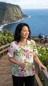 Pale Hibiscus Orchid Women's Hawaiian Camp Shirt – 100% Rayon, Made in Hawaii | RJC