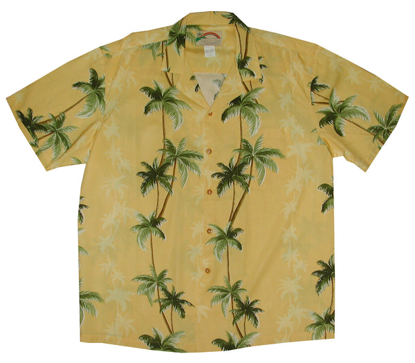 Paradise Found Men's Coconut Panel Hawaiian Shirt