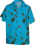 Honu Turtle Swim Boy's Hawaiian Shirt