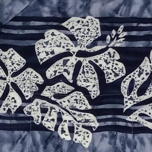 Paradise Found Men's Hibiscus Chest Band Hawaiian Shirt