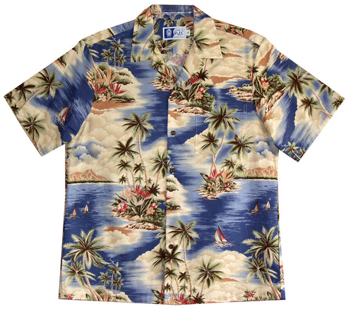 Hawaiian Dreamscape Men's Hawaiian Shirt