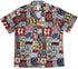 Hula Girl Honu Outrigger Men's Hawaiian Shirt