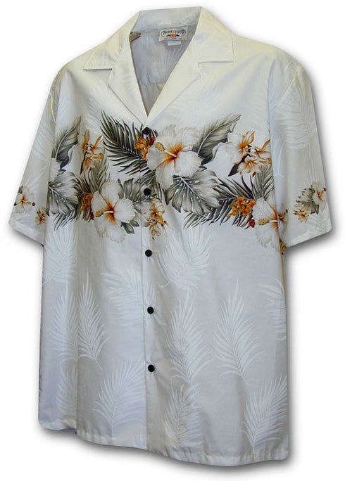 Tropical Hibiscus Garden Boy's Hawaiian Shirt