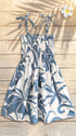 Delicate Tropical Girl's Hawaiian Smocked Dress
