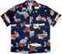 Hibiscus Vintage Automobile Men's Hawaiian Shirt