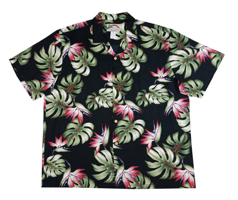 Paradise Found Men's Monstera Paradise Hawaiian Shirt