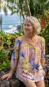 RJC Womens Dream Garden Peasant Blouse