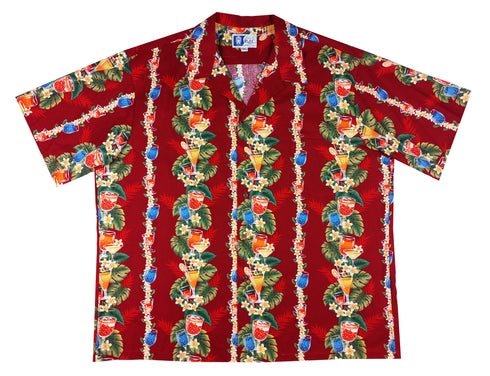 Island Breeze Cocktail Men's Hawaiian Shirt