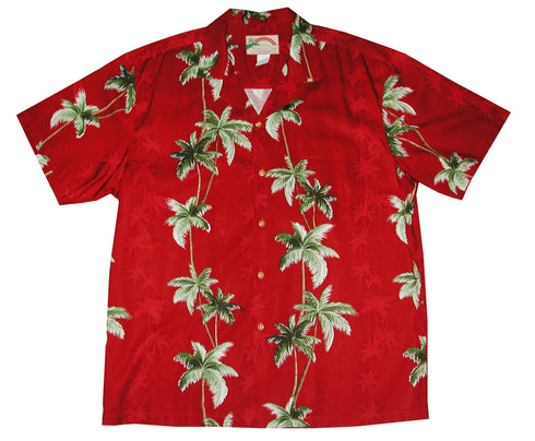 Paradise Found Men's Coconut Panel Hawaiian Shirt