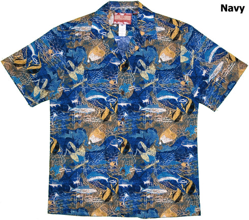 Tropical Fish Men's Hawaiian Shirt