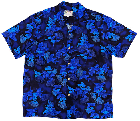 Paradise Found Men's Ohia Lehua Hawaiian Shirt