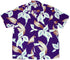Paradise Found Men's Tom Selleck Magnum PI Calla Lily Hawaiian Shirt