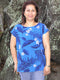 Plumeria Night Whisper Women's Hawaiian Tunic Top
