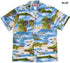 Hawaiian Island Airplane Men's Hawaiian Shirt