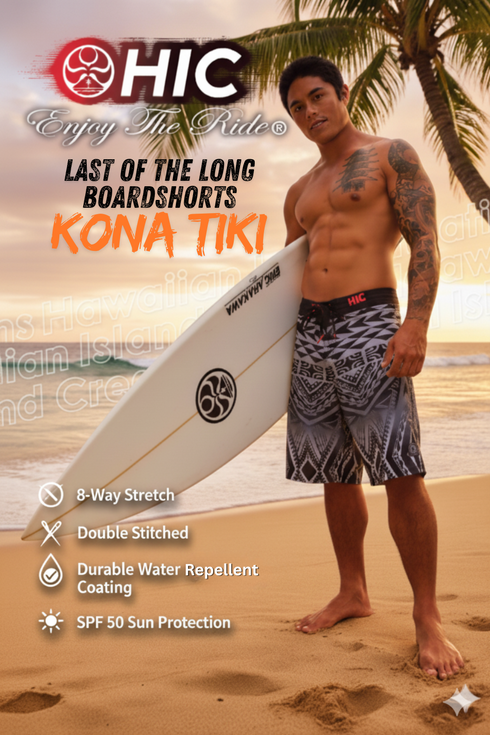 HIC 21" Kona Tiki 8 Way Octo Super Stretch Boardshorts